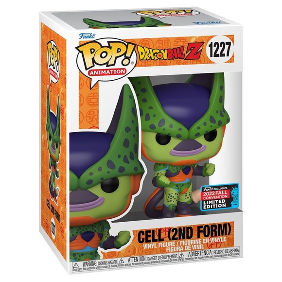 Funko POP! Animation Dragonball Z 1227 Cell (2nd Form) 2022 NYCC Limited Edition - Picture 2 of 3